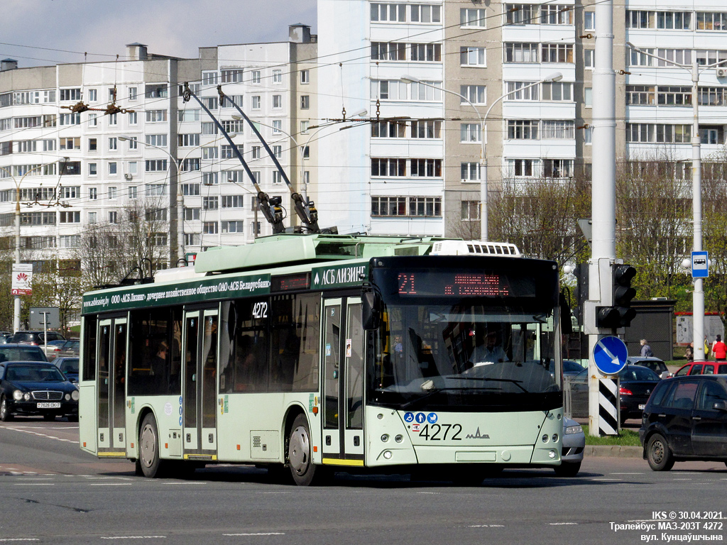 Mińsk, MAZ-203T70 Nr 4272