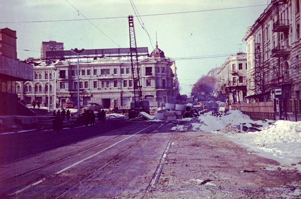 Владивосток — Исторические фотографии — трамвай (1971-1990)