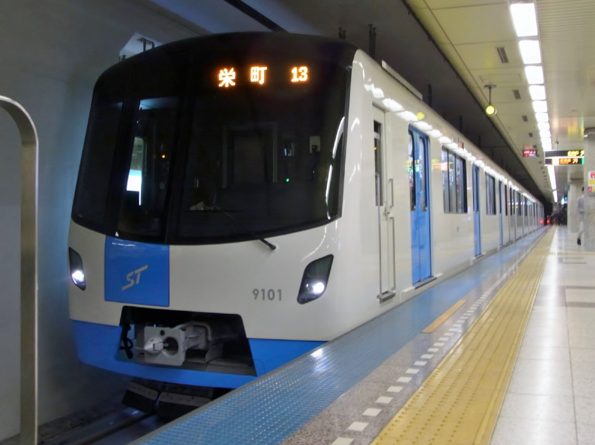 Саппоро, Sapporo Municipal Subway 9000 series № 9101