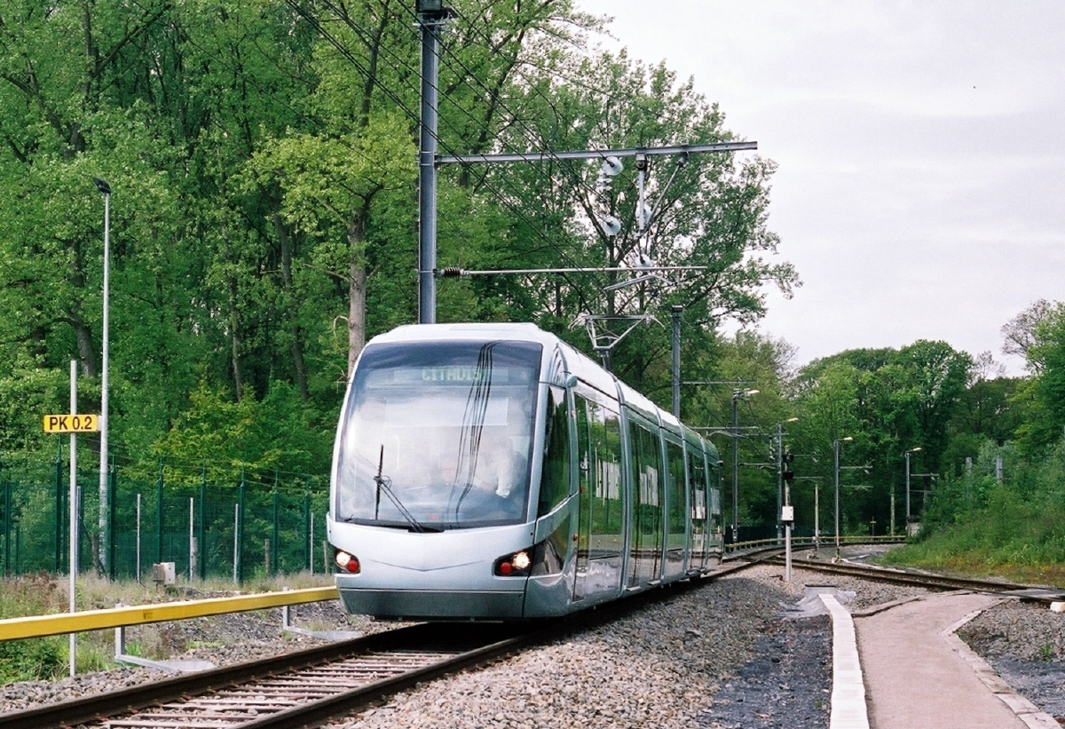 Валансьен, Alstom Citadis 302 № 01; Валансьен — Alstom factory (Petite-Forêt)