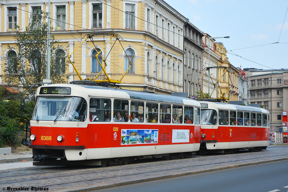 Прага, Tatra T3R.P № 8388