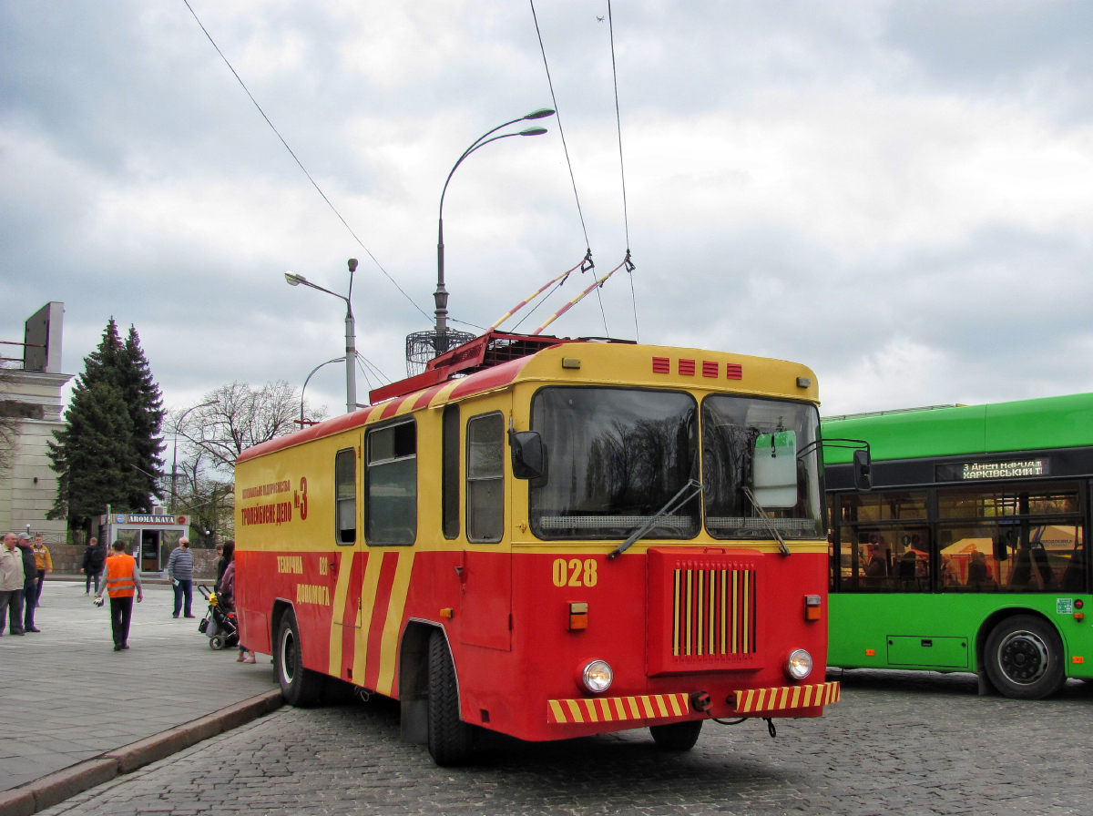 Harkova, KTG-1 # 028; Harkova — Kharkiv trolleybus birthday 1.05.2021