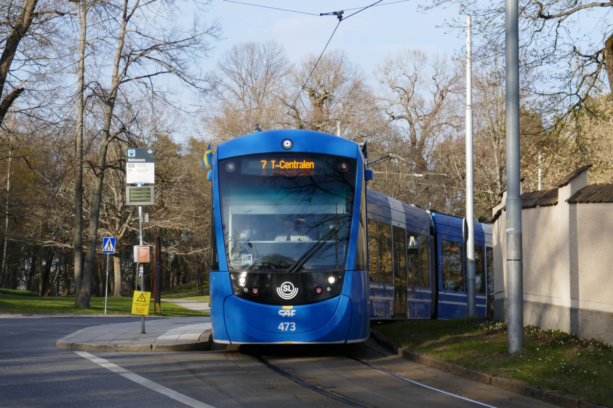 Стокгольм, CAF Urbos AXL № 473