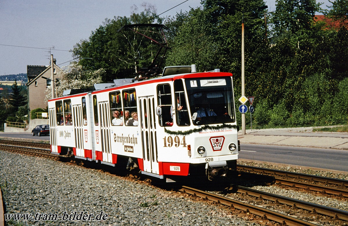 Цвиккау, Tatra KT4D № 928