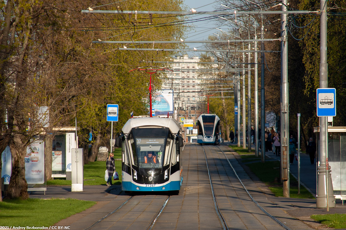 Москва, 71-931М «Витязь-М» № 31287; Москва — Трамвайные линии: ВАО