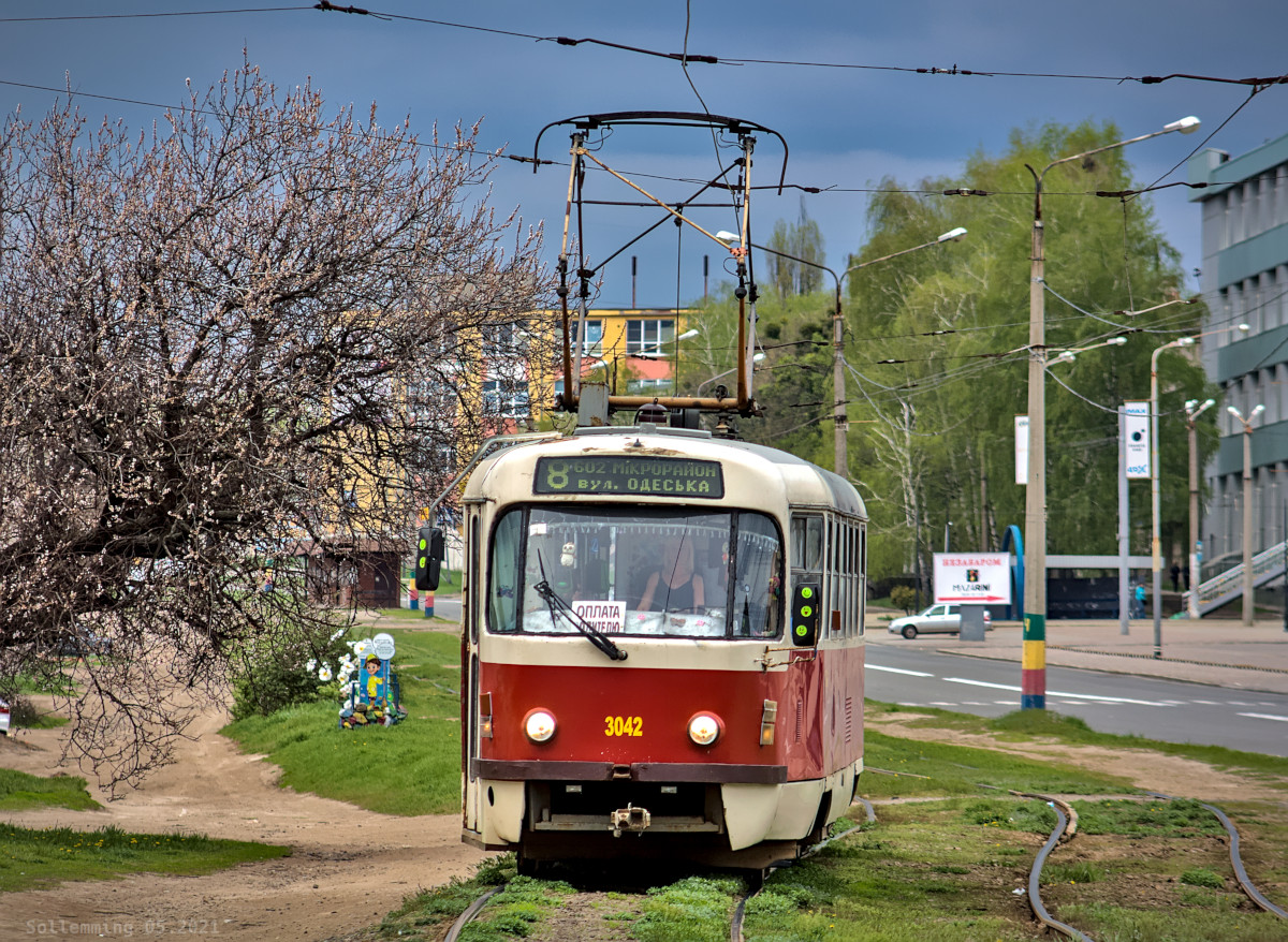 Харьков, Tatra T3SUCS № 3042