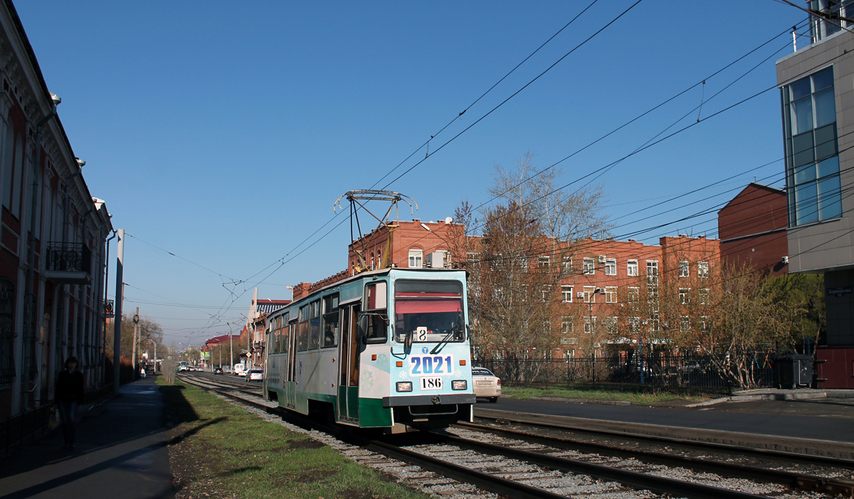 Омск, 71-605ЭП № 186