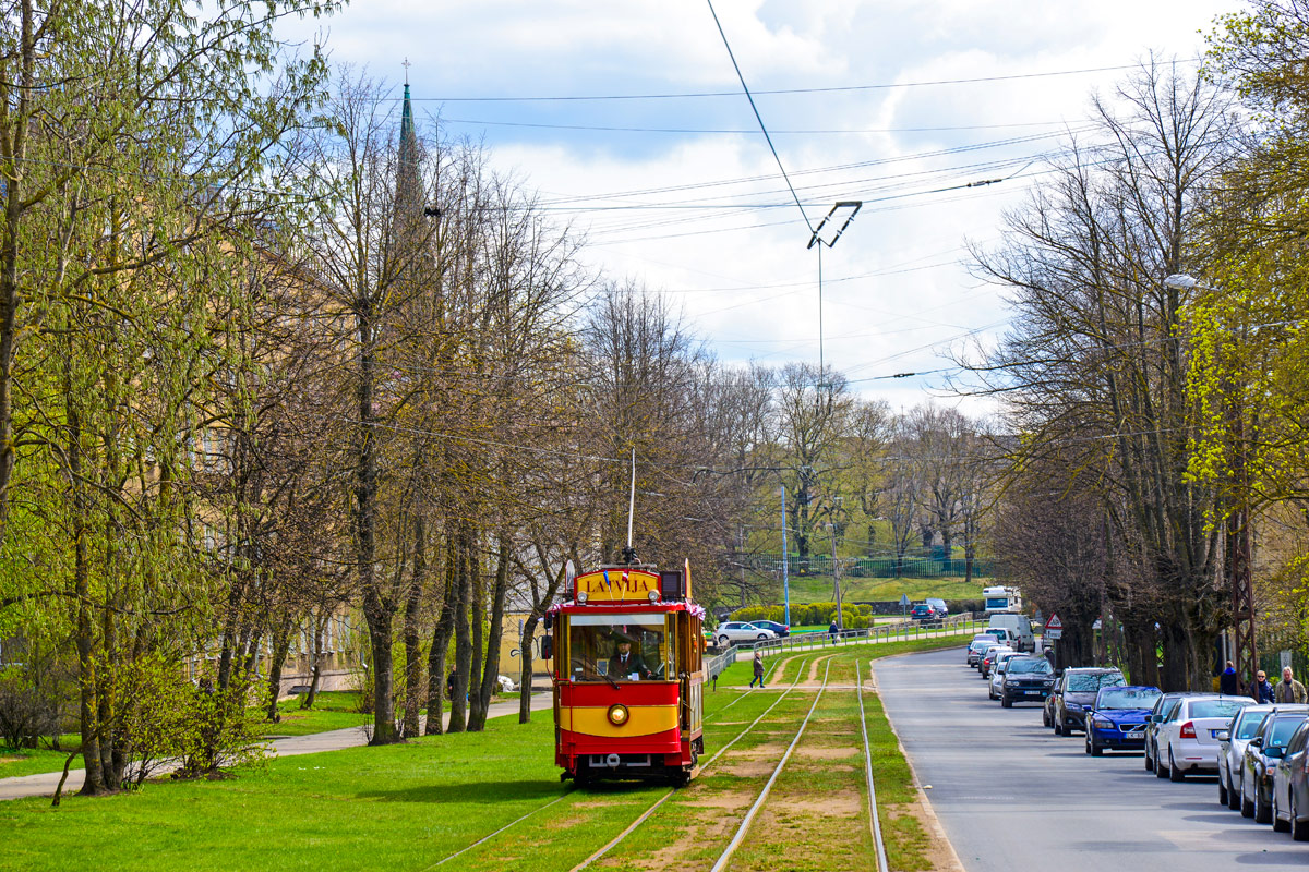 Рига, Двухосный моторный вагон № 1901 (88031); Рига — Трамвайные линии и инфраструктура