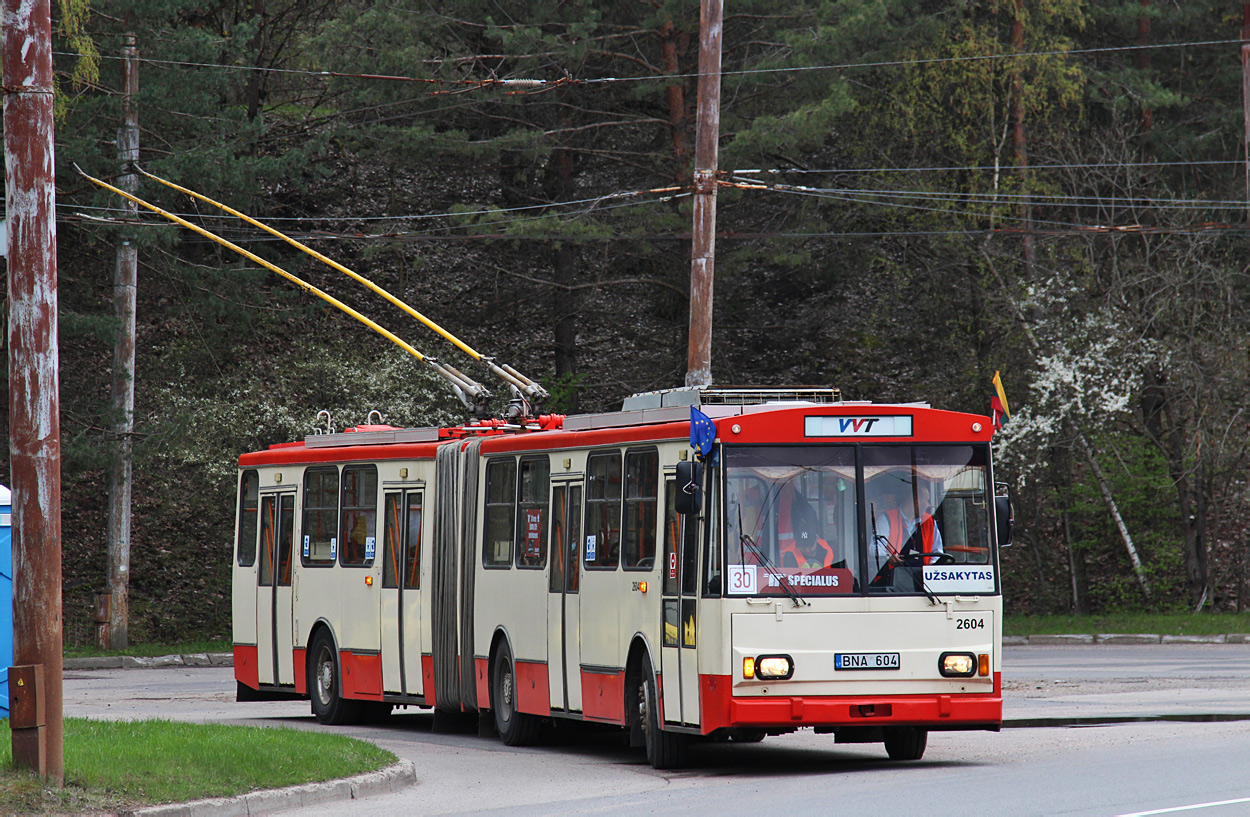 Вильнюс, Škoda 15Tr03/6 № 2604; Вильнюс — Мероприятие #30m15tr в честь 30-летия эксплуатации тролейбусов Škoda 15Tr в Вильнюсе
