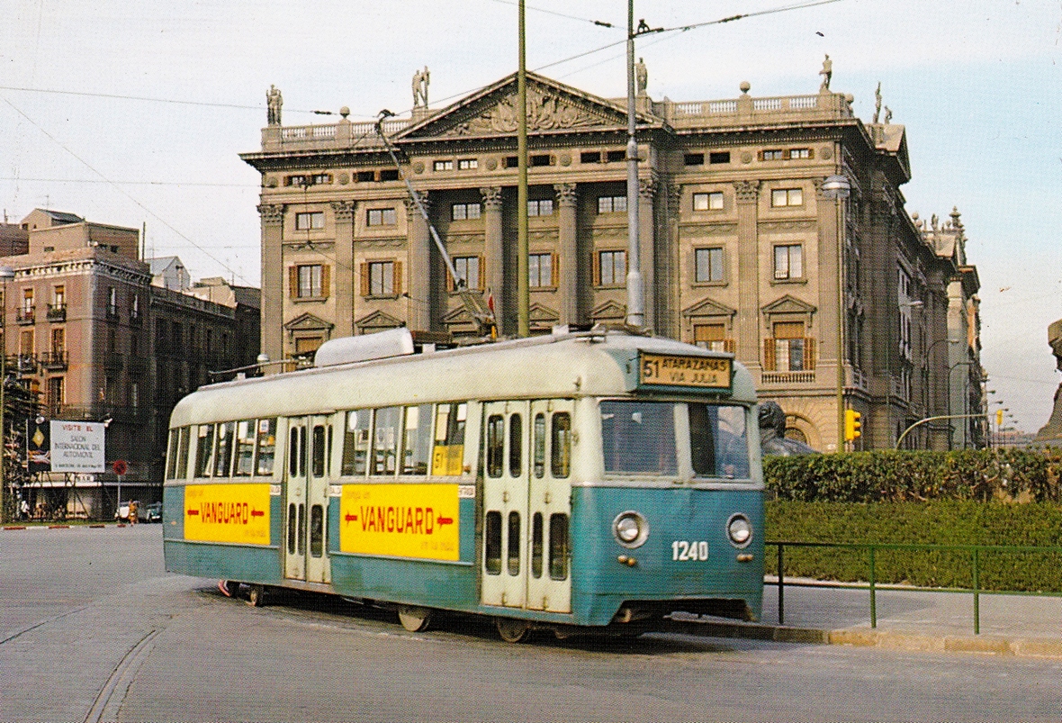 Барселона, Maquitrans Class 1200 № 1240; Барселона — Старые фотографии