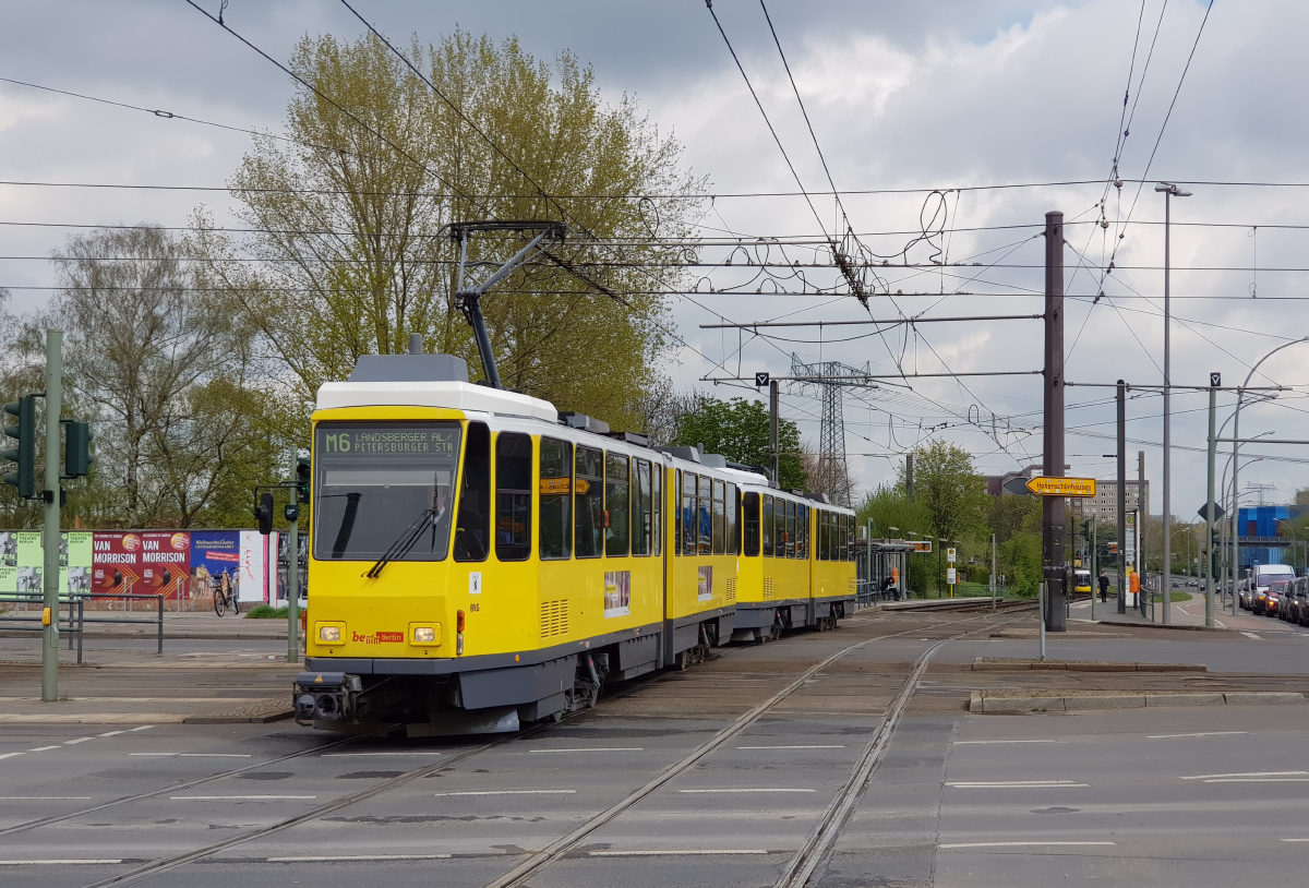 Берлин, Tatra KT4DM № 6092; Берлин — Последние дни работы вагонов Tatra в Берлине