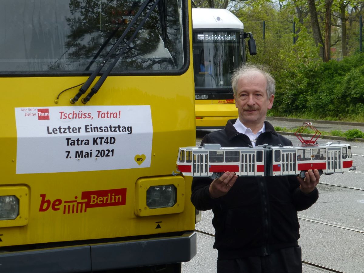 Берлин — Последние дни работы вагонов Tatra в Берлине