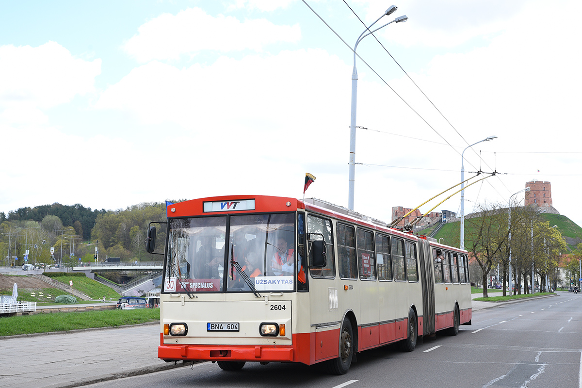 Vilnius, Škoda 15Tr03/6 Nr. 2604; Vilnius — Fan trip #30m15tr on the occasion of 30 years in service of Škoda 15Tr trolleybuses in Vilnius