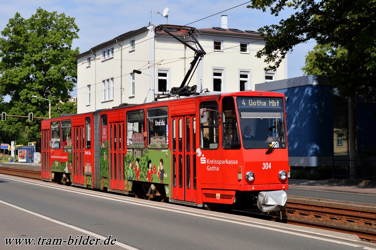 Гота, Tatra KT4DC № 304