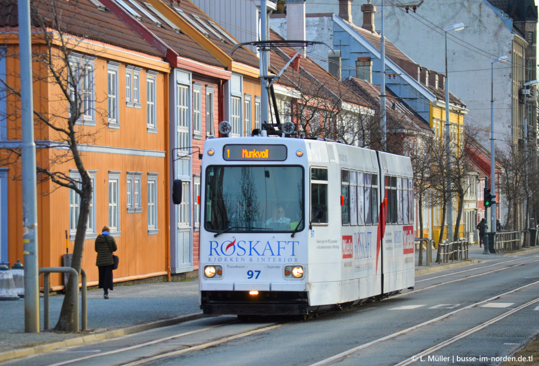 Тронхейм, LHB GT6 Typ Braunschweig № 97