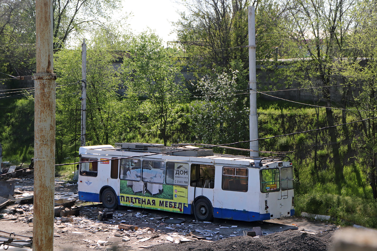 Ростов-на-Дону, ЗиУ-682Г-016.02 (с широкой 1-й дверью) № 317