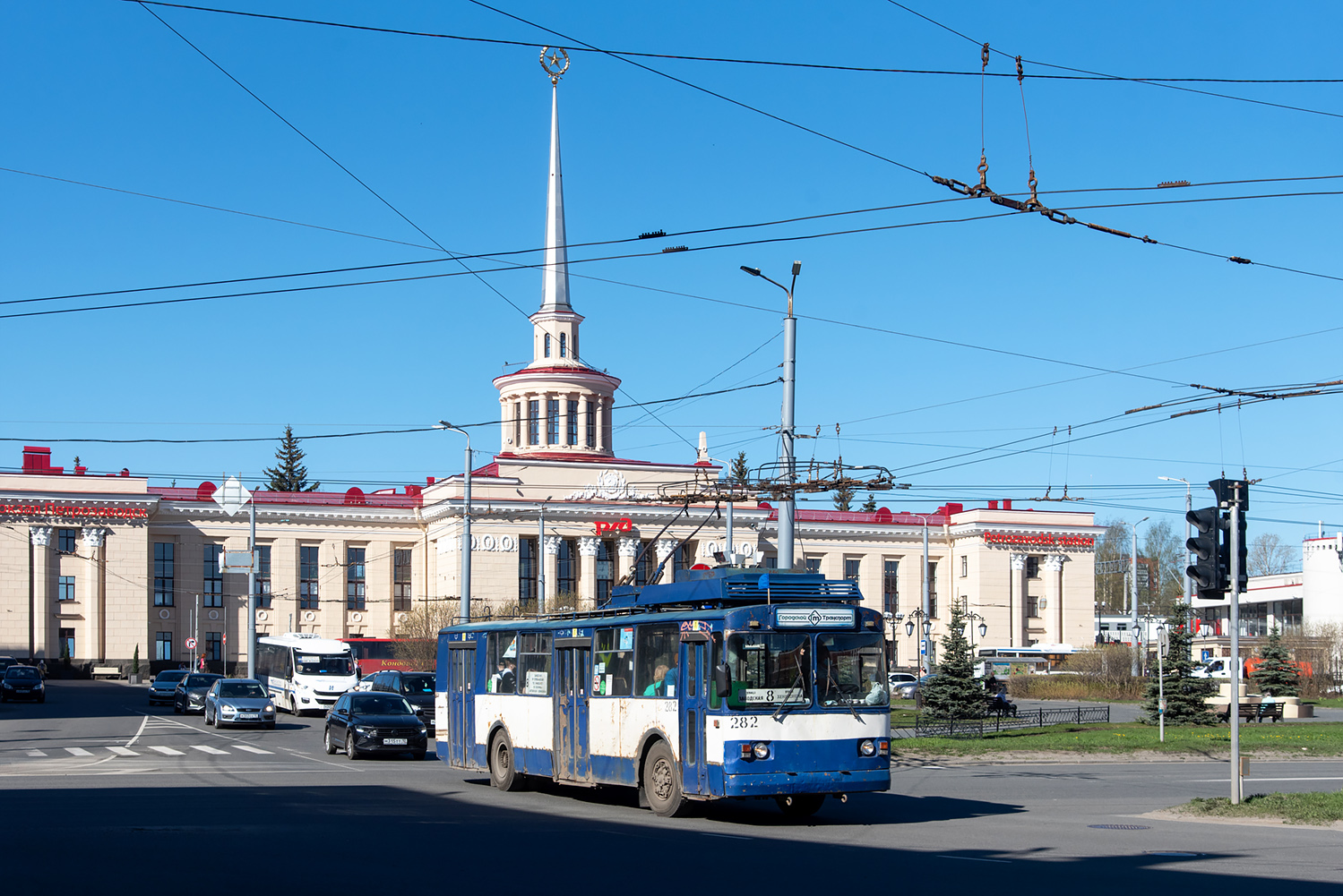 Petrozavodskas — Trolleybus Lines and Infrastructure