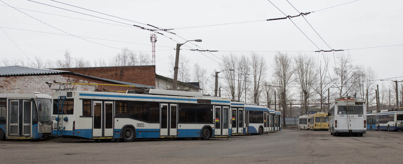 Томск, СВАРЗ-МАЗ-6235.00 № 444; Томск, Тролза-5275.05 «Оптима» № 369