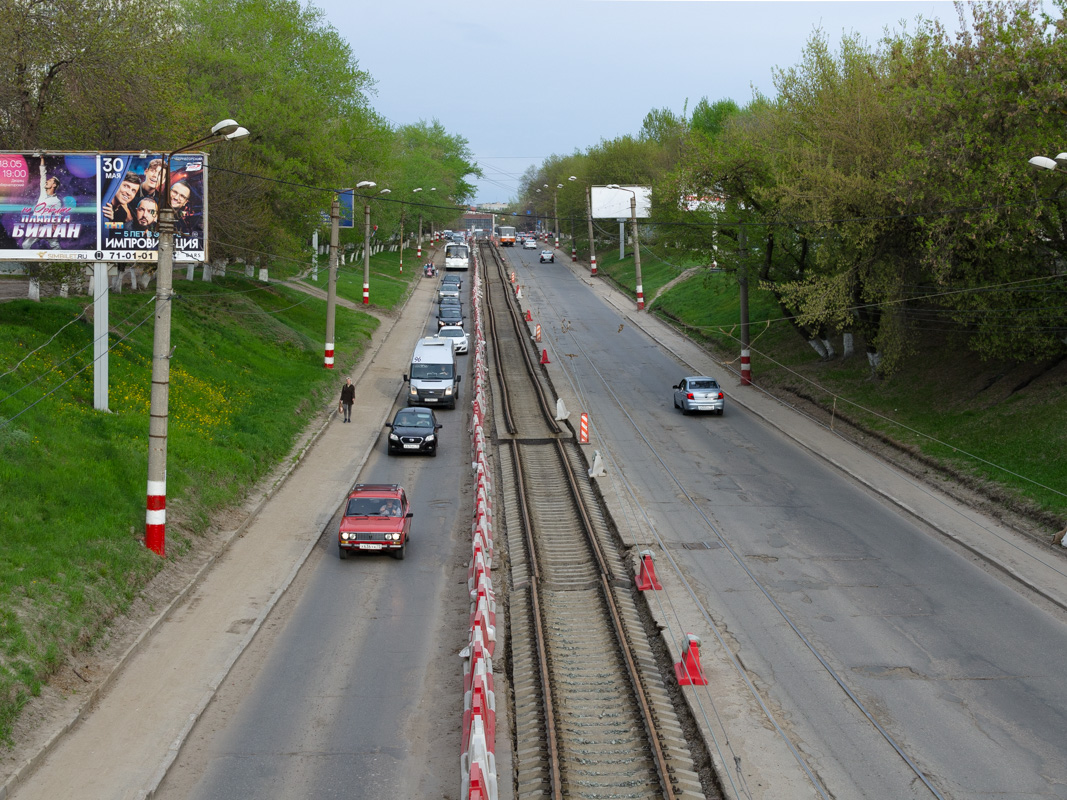 Ульяновск — Ремонт линии на Инзенской улице