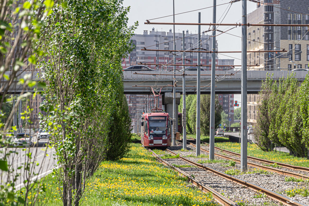 Kazan — Big tram circle; Kazan — ET Lines [4] — East