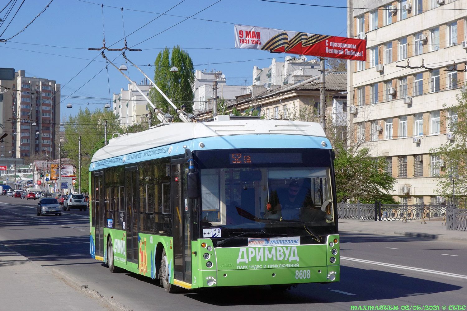 Крымский троллейбус, Тролза-5265.05 «Мегаполис» № 8608