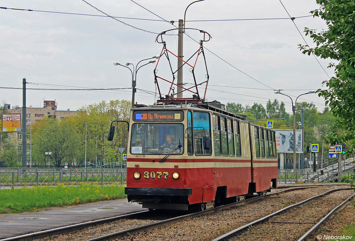 Санкт-Петербург, ЛВС-86К № 3077