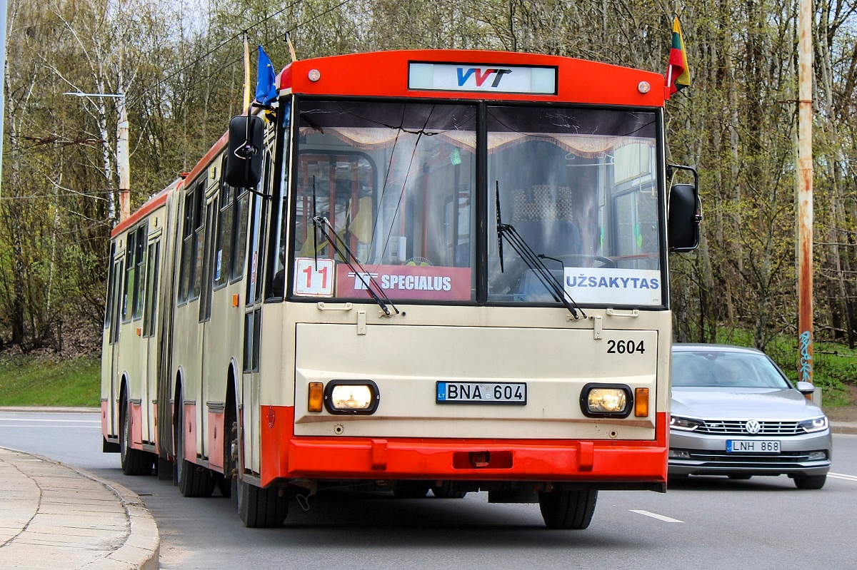 Вильнюс, Škoda 15Tr03/6 № 2604; Вильнюс — Мероприятие #30m15tr в честь 30-летия эксплуатации тролейбусов Škoda 15Tr в Вильнюсе