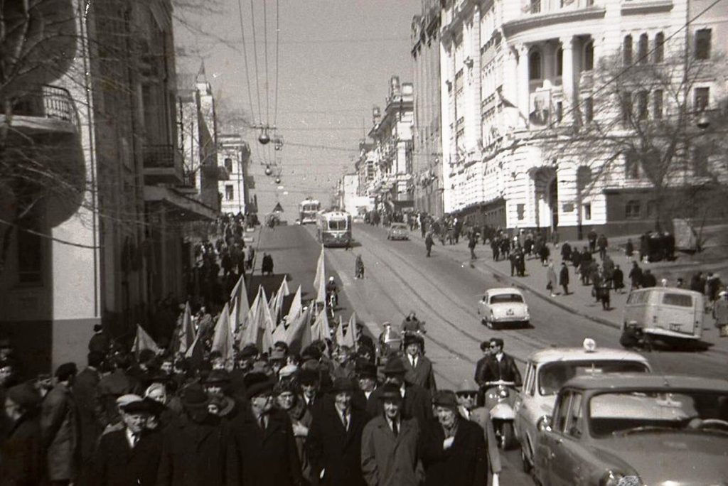 Владивосток — Исторические фотографии — трамвай (1946-1970)