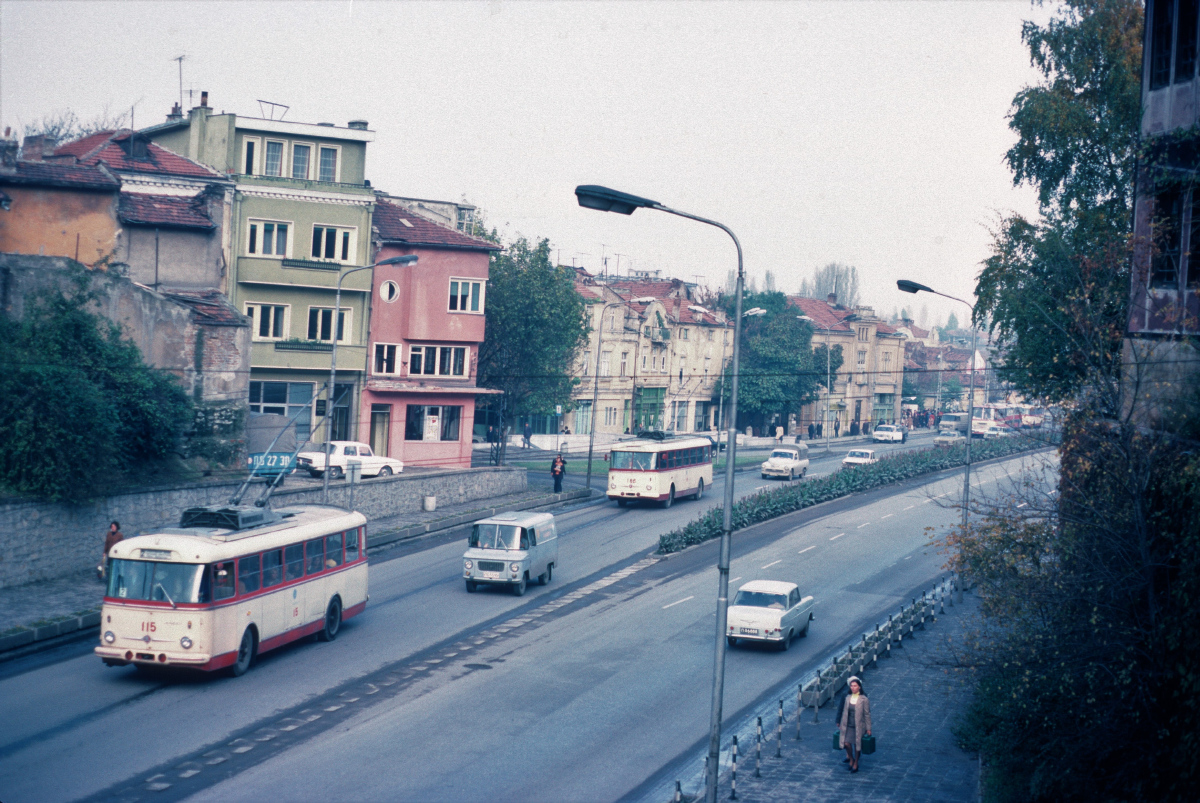 Пловдив, Škoda 9Tr9 № 115; Пловдив — Исторически снимки — Тролейбуси • Исторические фотографии — Троллейбусов