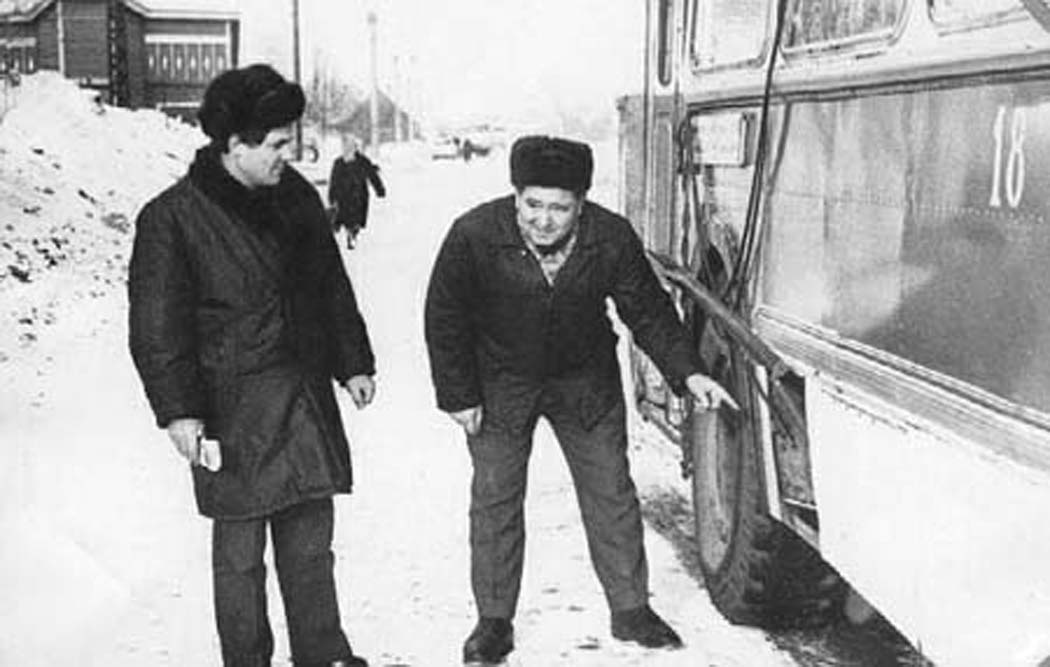 Petrozavodsk, ZiU-5 # 18; Petrozavodsk — Accidents; Petrozavodsk — Electric transport workers; Petrozavodsk — Old photos