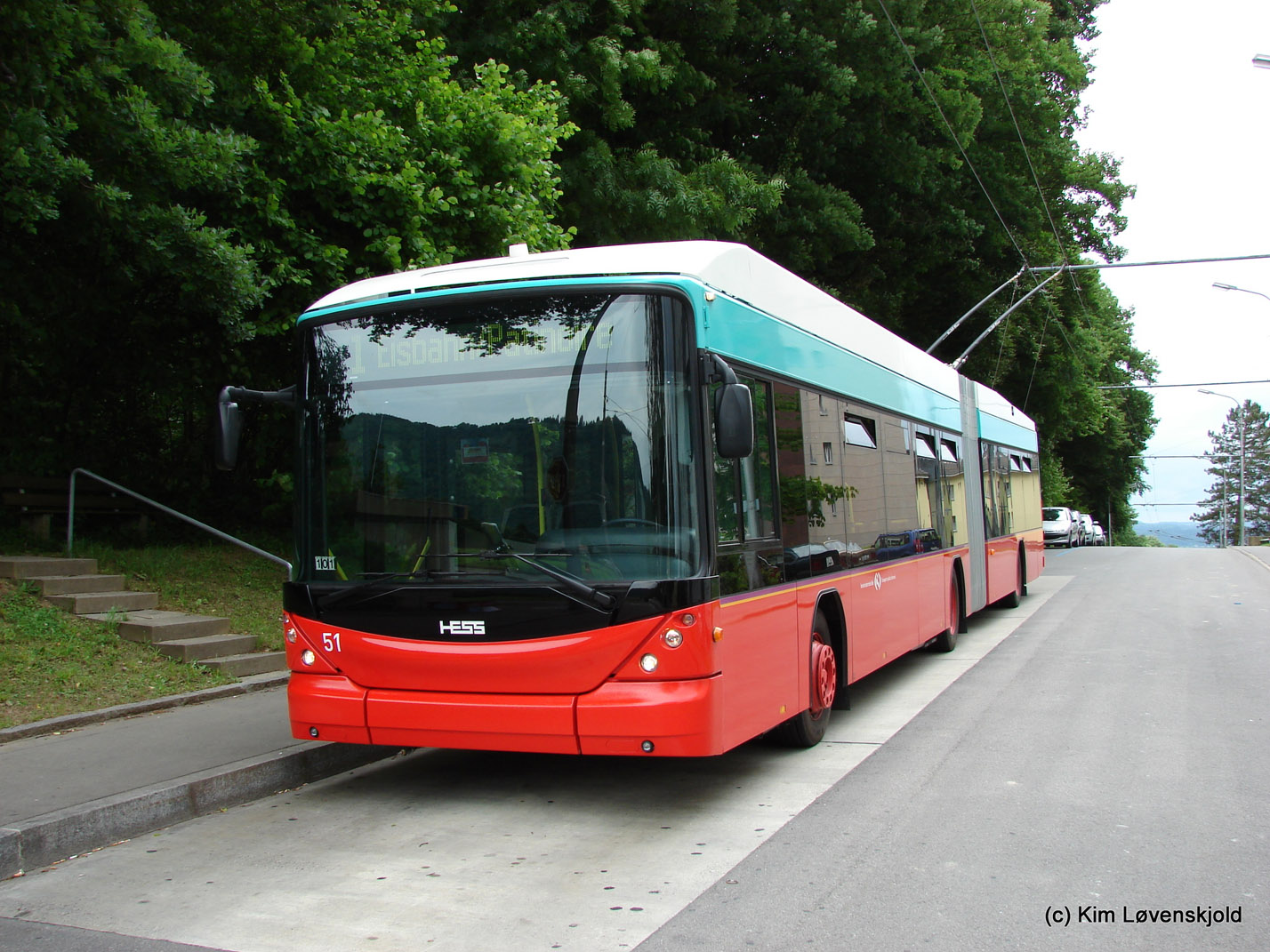 Биль, Hess SwissTrolley 3 (BGT-N2C) № 51