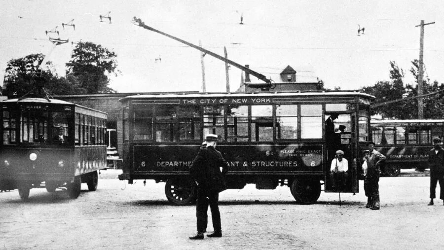 Нью-Йорк, Atlas Trollibus № 1; Нью-Йорк, Atlas Trollibus № 6; Нью-Йорк — Исторические фотографии — троллейбус