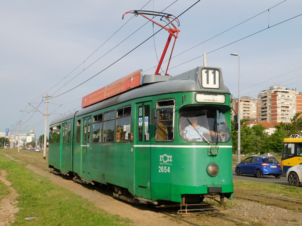 Belgrade, Duewag GT6 # 2654