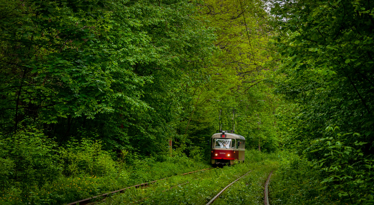 Kijev — Tramway lines: Podilske depot network — north