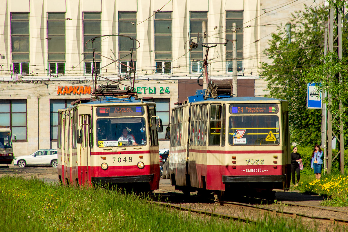 Санкт-Петербург, ЛВС-86К № 7048; Санкт-Петербург, ЛВС-86К № 7055