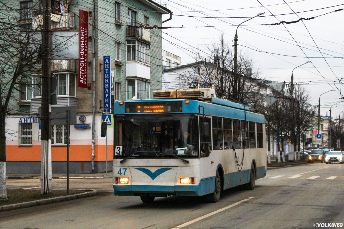 Tver, Trolza-5275.05 “Optima” č. 47; Tver — Trolleybus lines: Central district