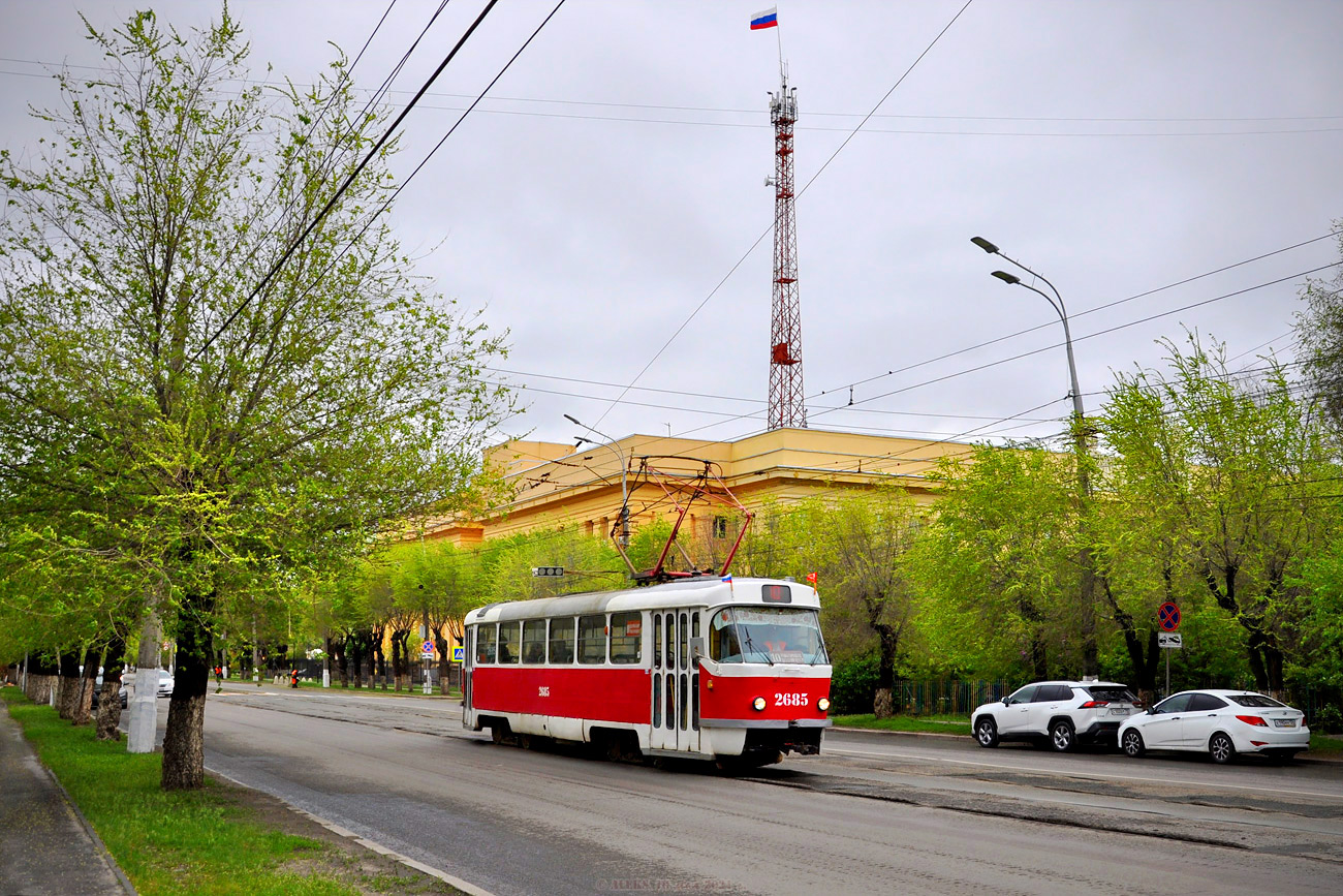 Волгоград, Tatra T3SU (двухдверная) № 2685