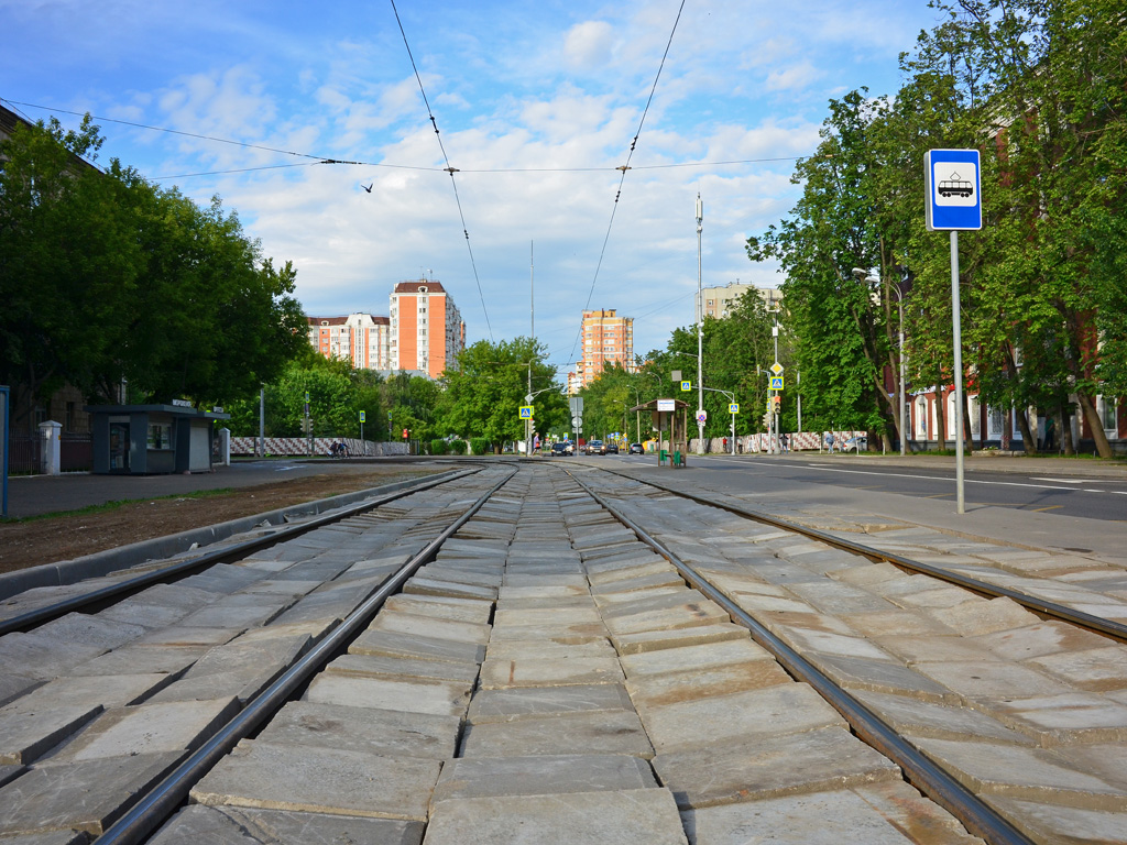Moscou — Construction and repairs; Moscou — Tram lines: Northern Administrative District