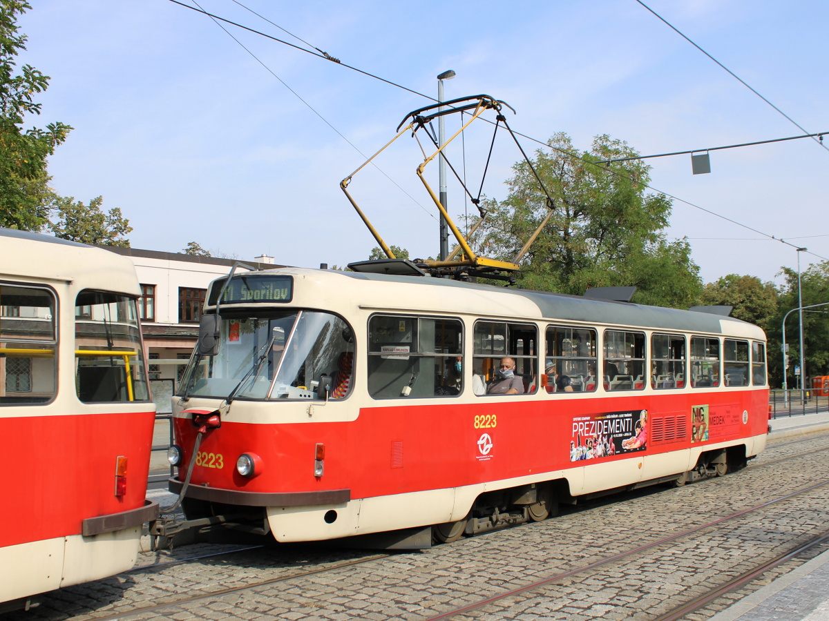 Прага, Tatra T3R.P № 8223
