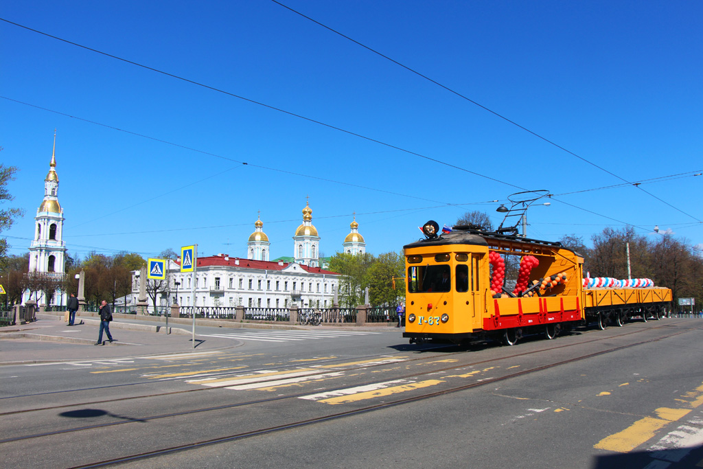 Saint-Petersburg, GMu č. Г-67; Saint-Petersburg — Tram parade for the 70th anniversary of the Victory