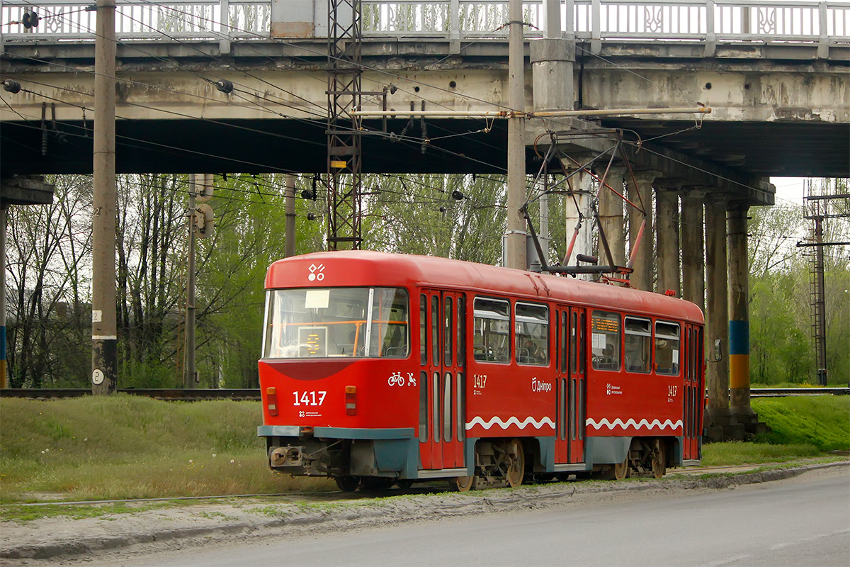 Днепр, Tatra T4DM № 1417