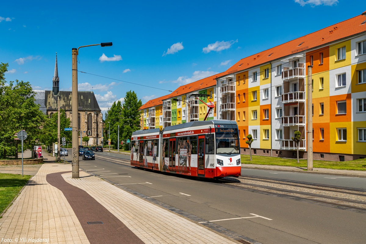 Halberstadt, Leoliner Fahrzeug-Bau Leipzig NGTW6H č. 3