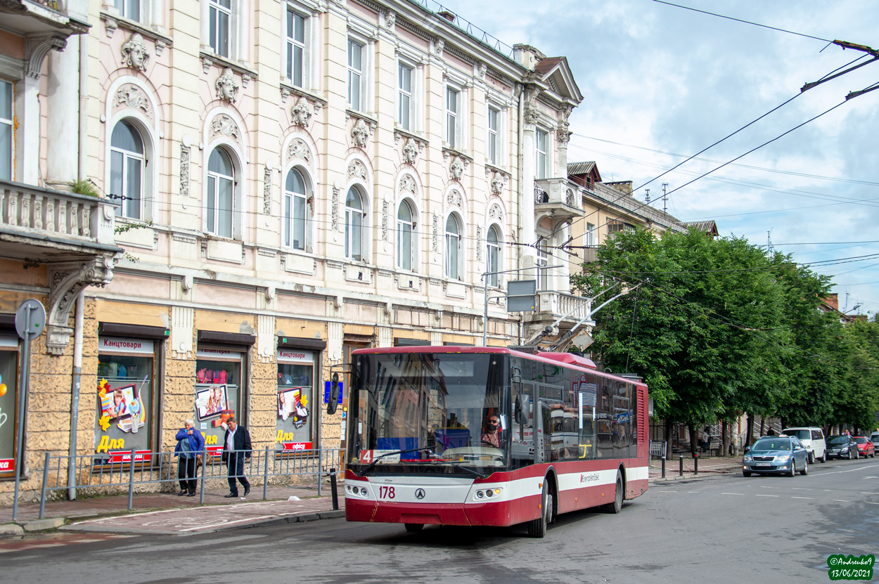 Ивано-Франковск, ЛАЗ E183D1 № 178