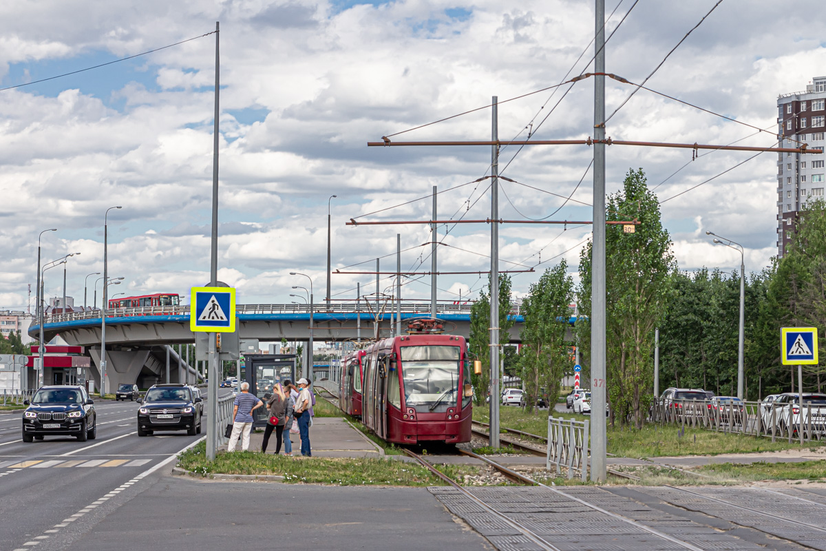 Kazaň — Big tram circle; Kazaň — ET Lines [4] — East