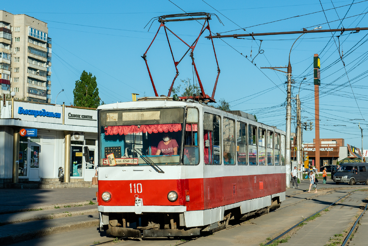 Липецк, Tatra T6B5SU № 110