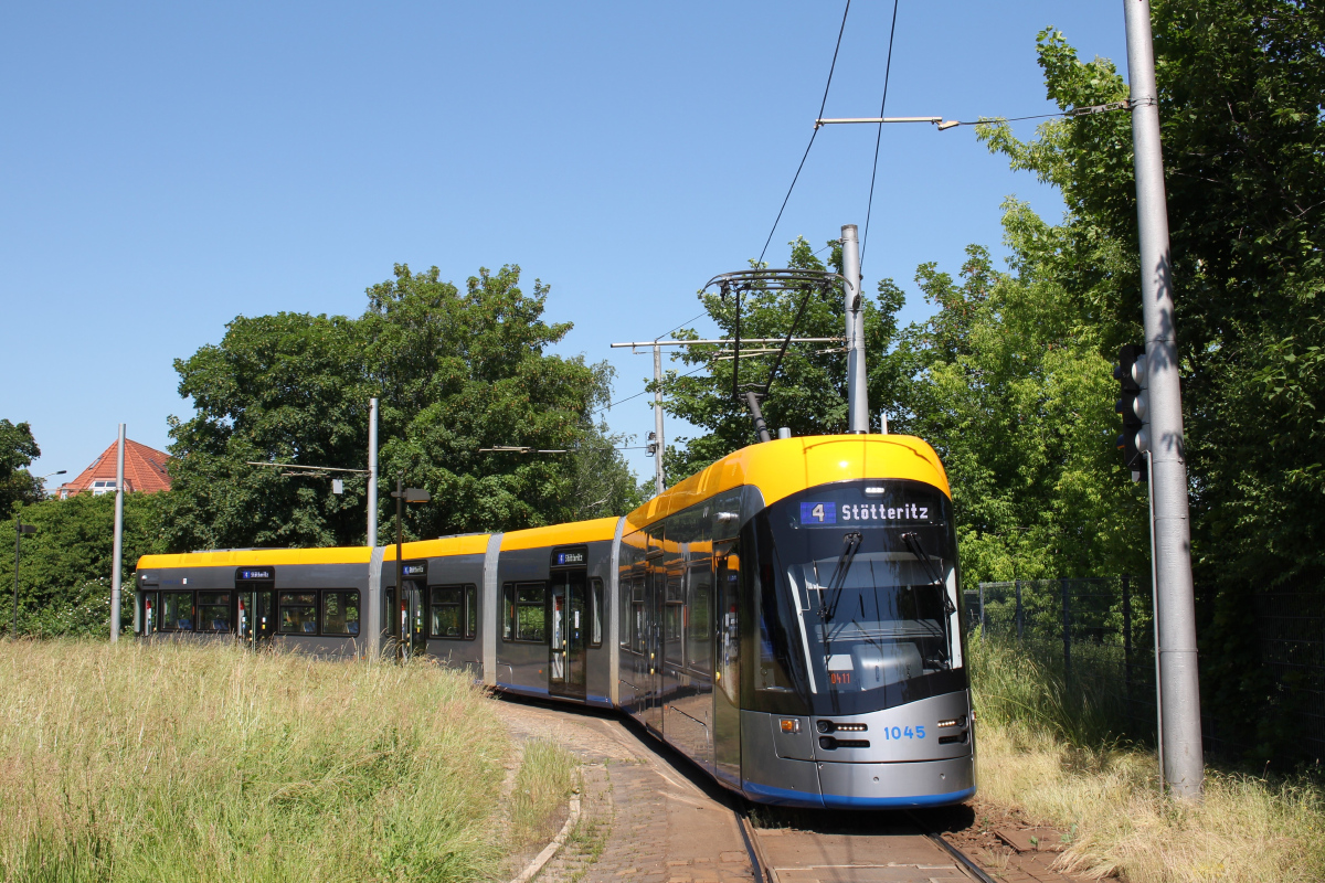 Лейпциг, Solaris Tramino Leipzig (NGT10) № 1045