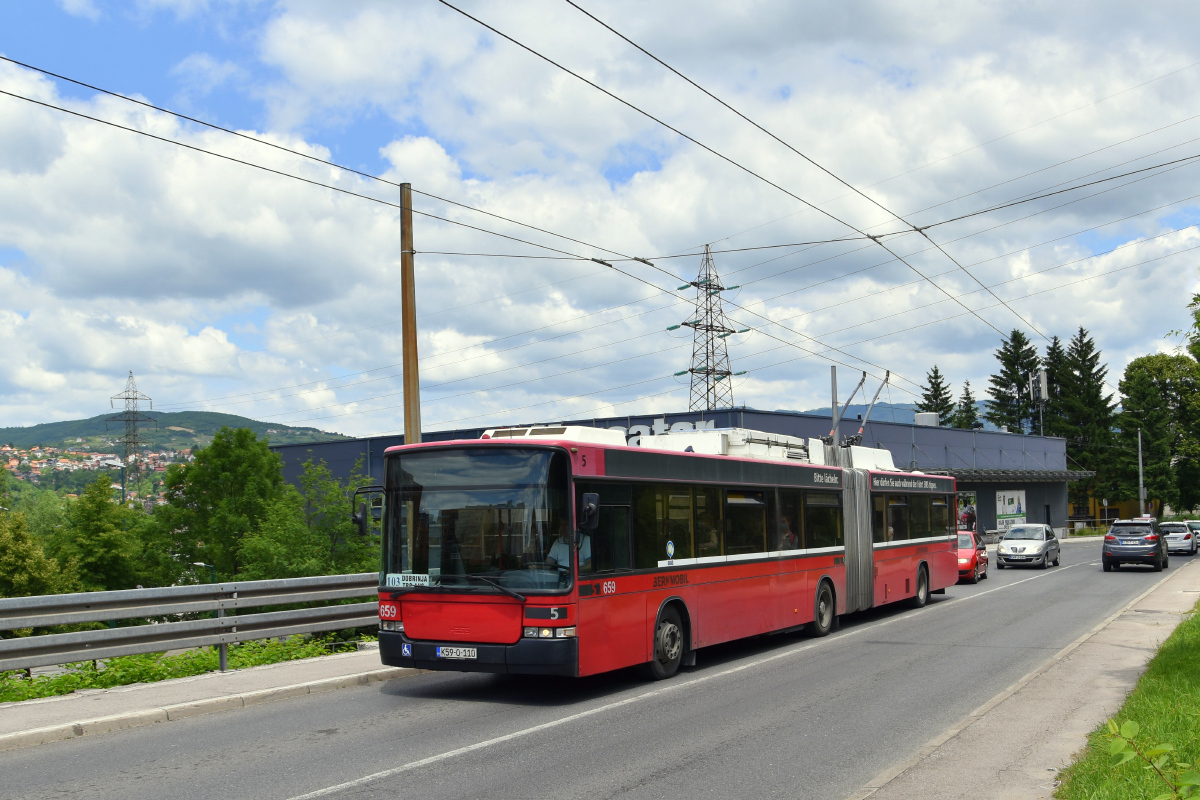 Сараево, Hess SwissTrolley 2 (BGT-N1) № 659