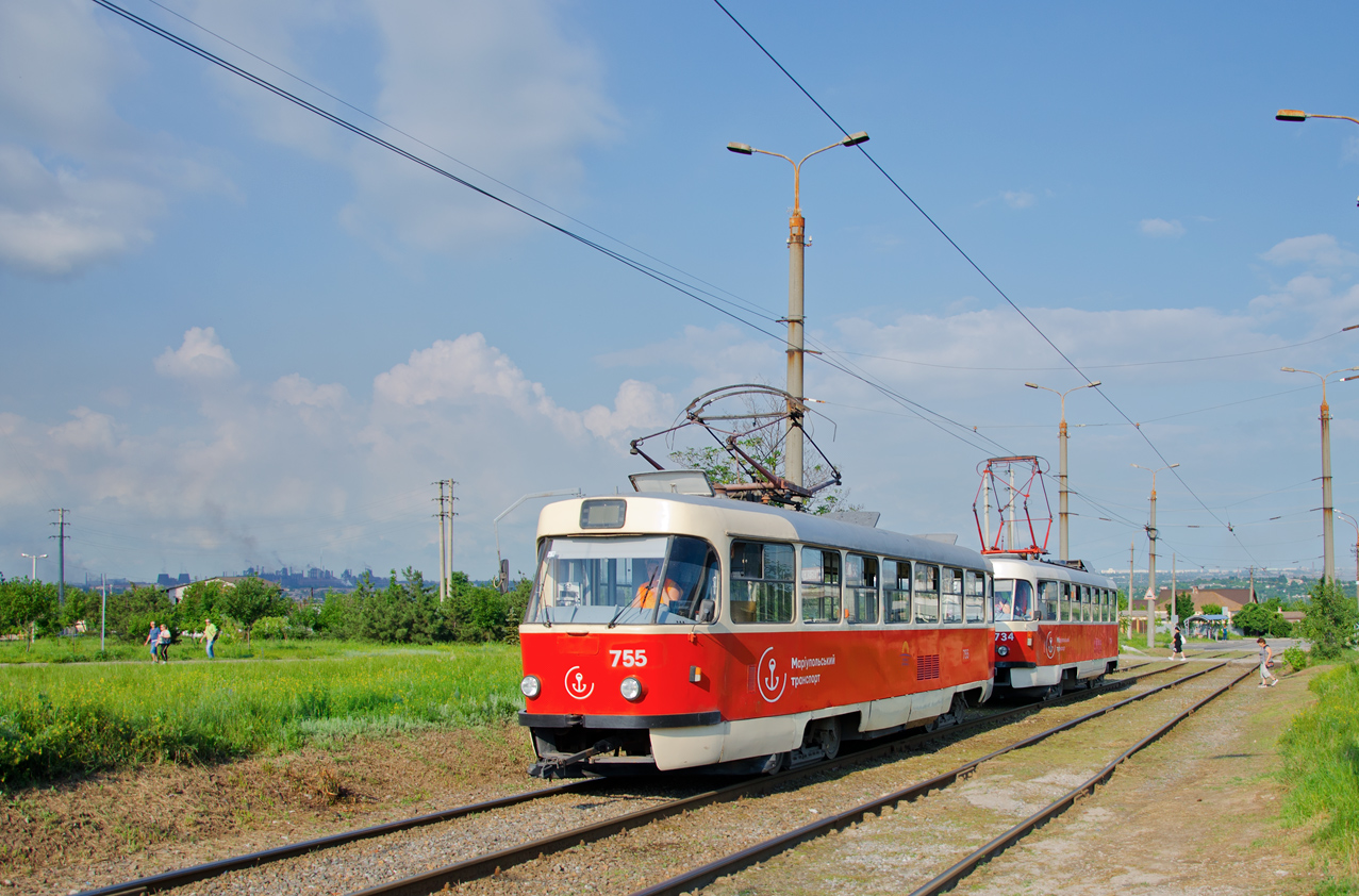 Mariupol, Tatra T3SUCS č. 755
