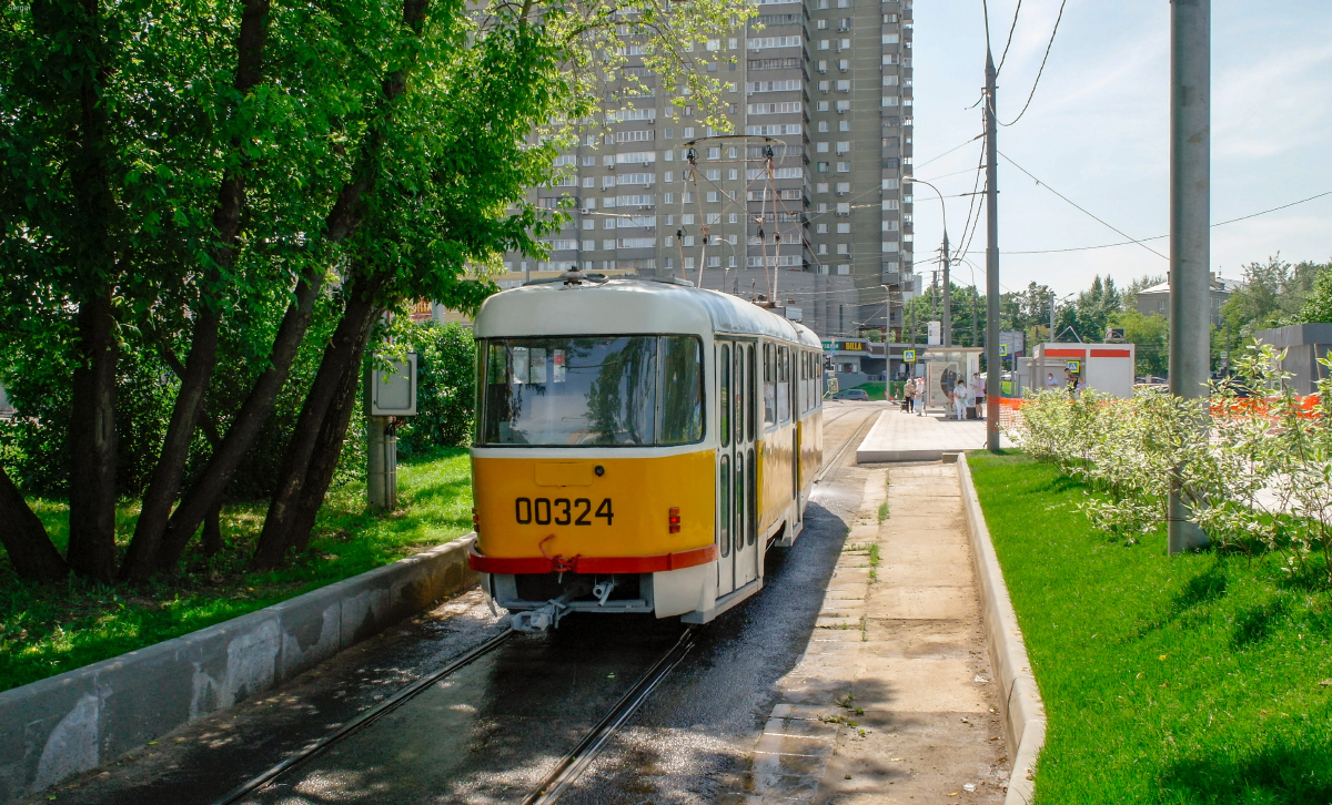 Moskau, Tatra T3SU Nr. 00324