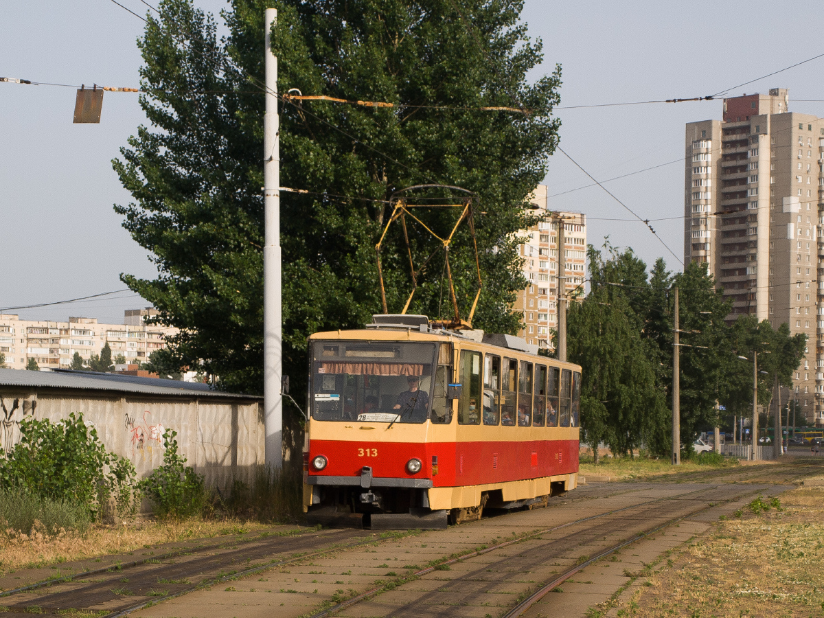 Kyiv, Tatra T6B5SU № 313